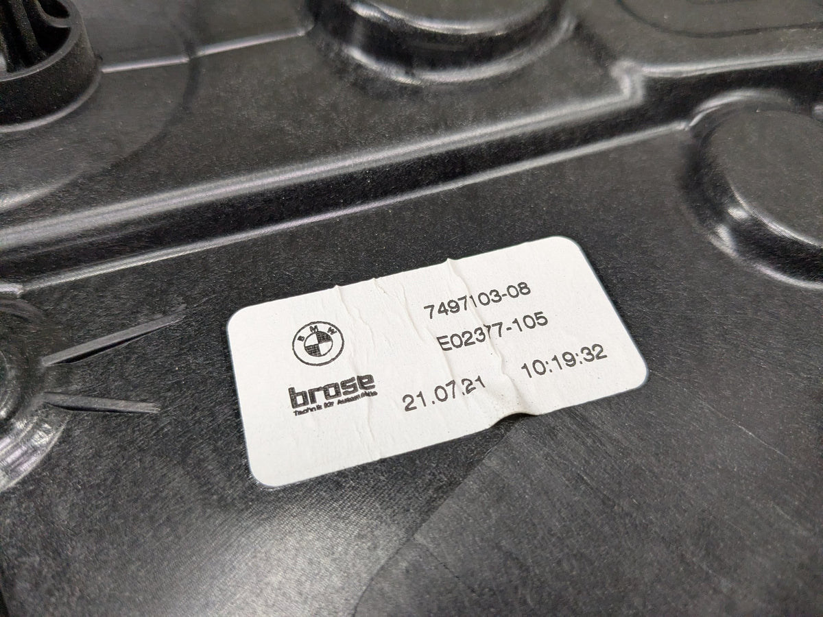 2021 BMW 330i G20 Front Left Driver Door Window Glass Regulator Motor 7497103 OEM BMW G20 G80 330 M340 M3 FRONT Left Driver Door Window Regulator Motor OEM