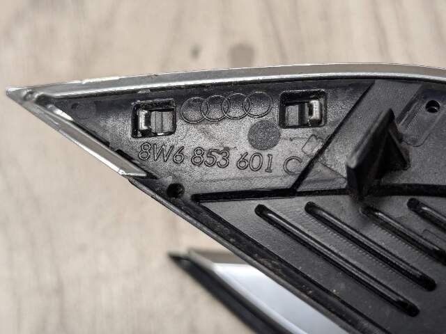 18-24 OEM Audi S5 Sportback Front Left Right Fender Emblem Black/Silver SET