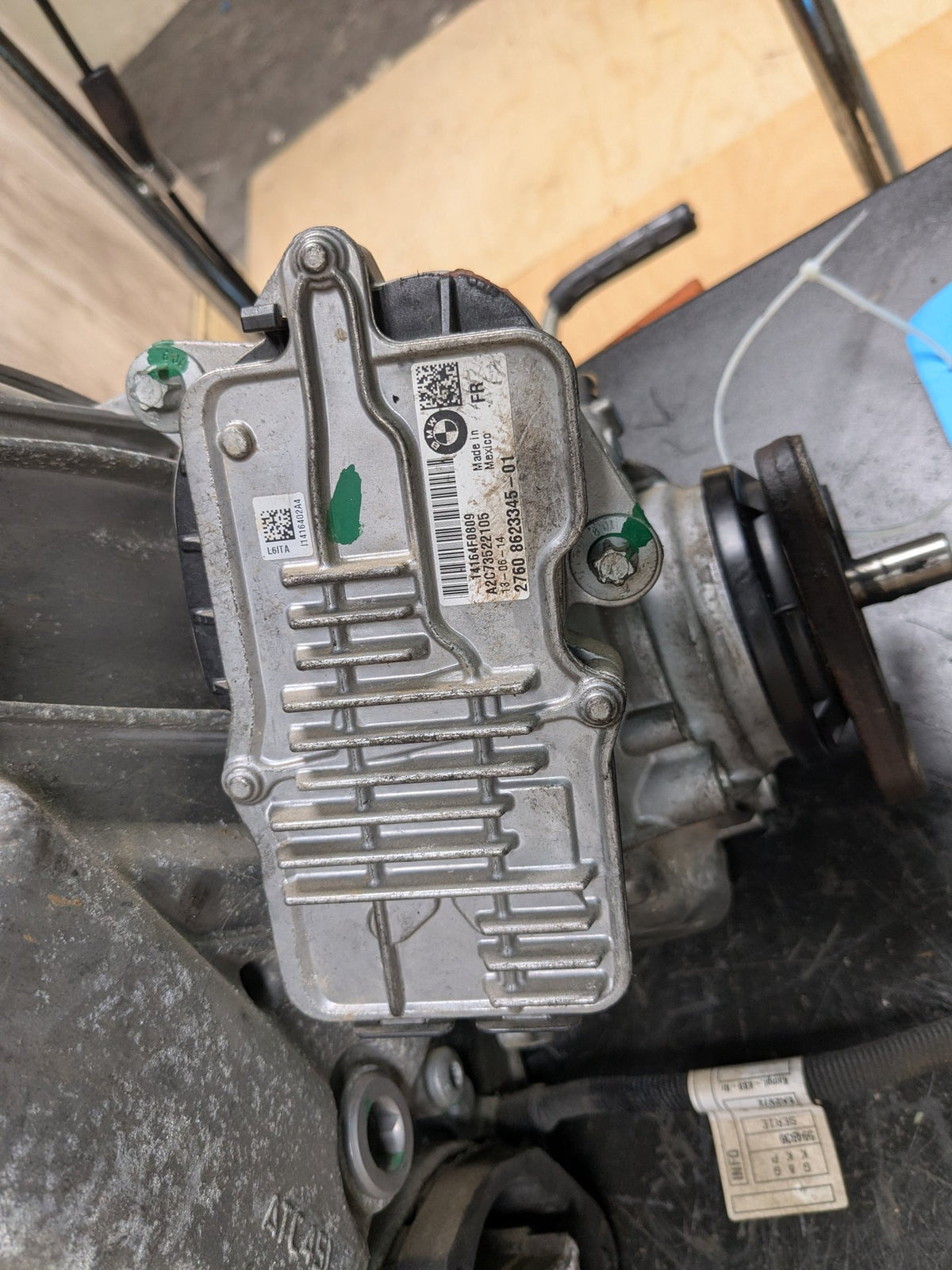 2014 BMW X5 F15 Transmission Transfer Case 122516k ATC45L 8623349