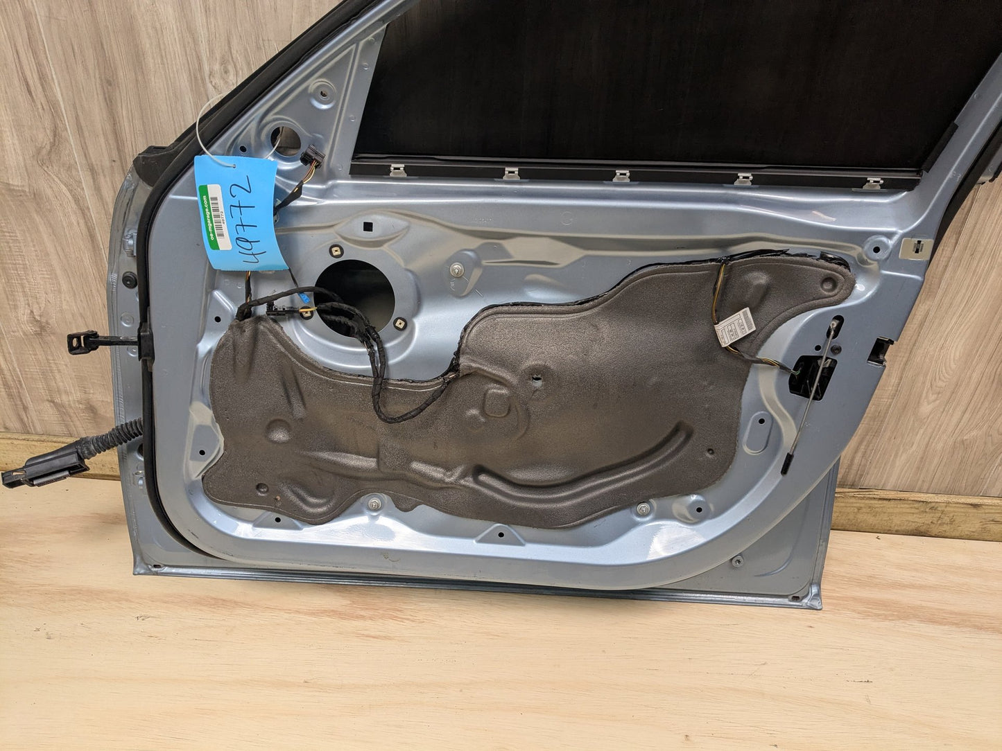 OEM BMW F30 F80 328 330 335 340 M3 Front Right Passenger Door Shell Panel Blue LIQUID BLUE METALLIC (B40)