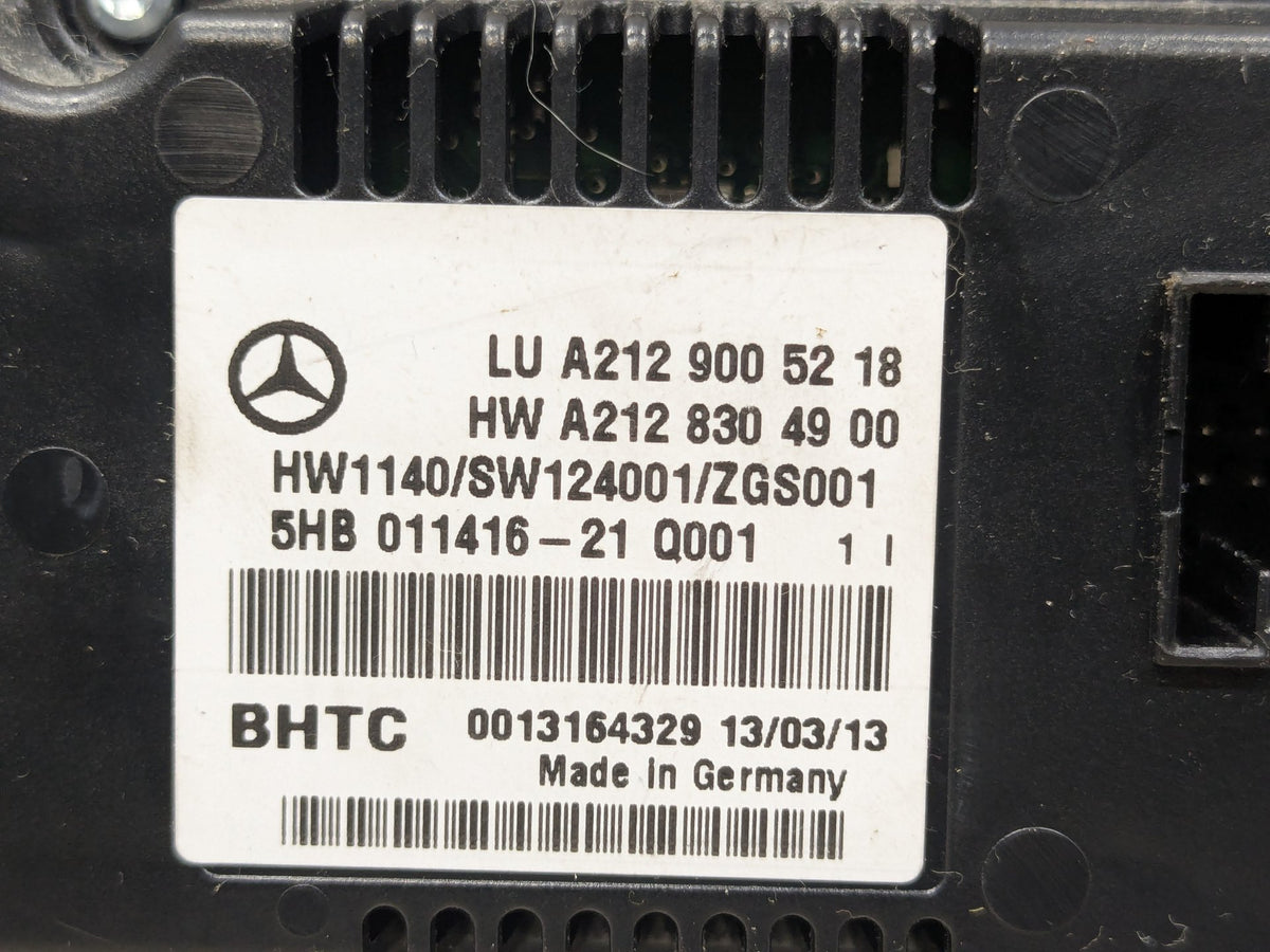 OEM Mercedes W207 W212 E350 E550 A/C Climate Heater Control Radio Media Switch