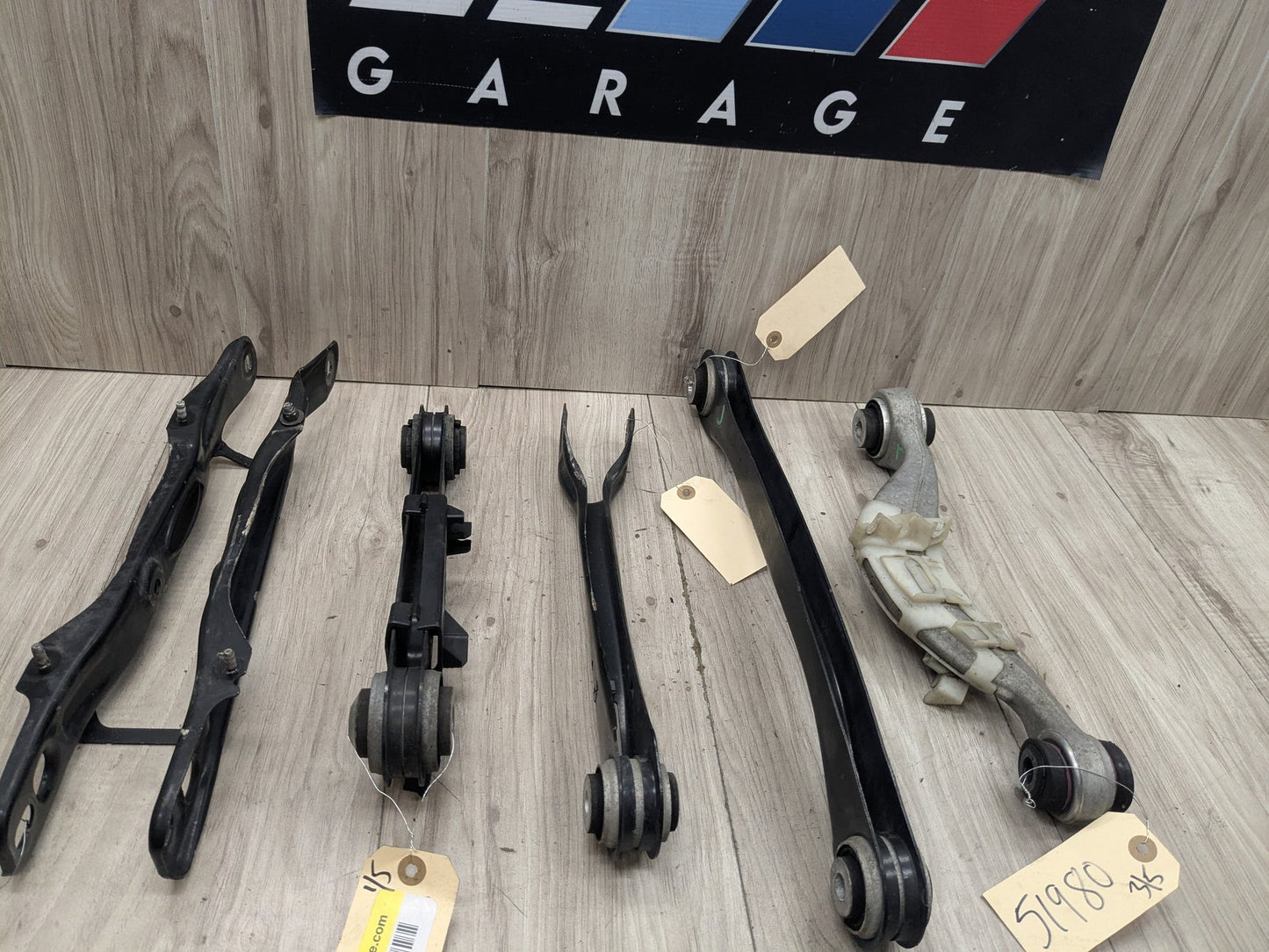 2020 BMW 740i G12 Rear Right Passenger Control Arms SET 6883340 OEM BMW G12 G14 G15 G16 G30 Rear Right Passenger Upper Lower Control Arm SET