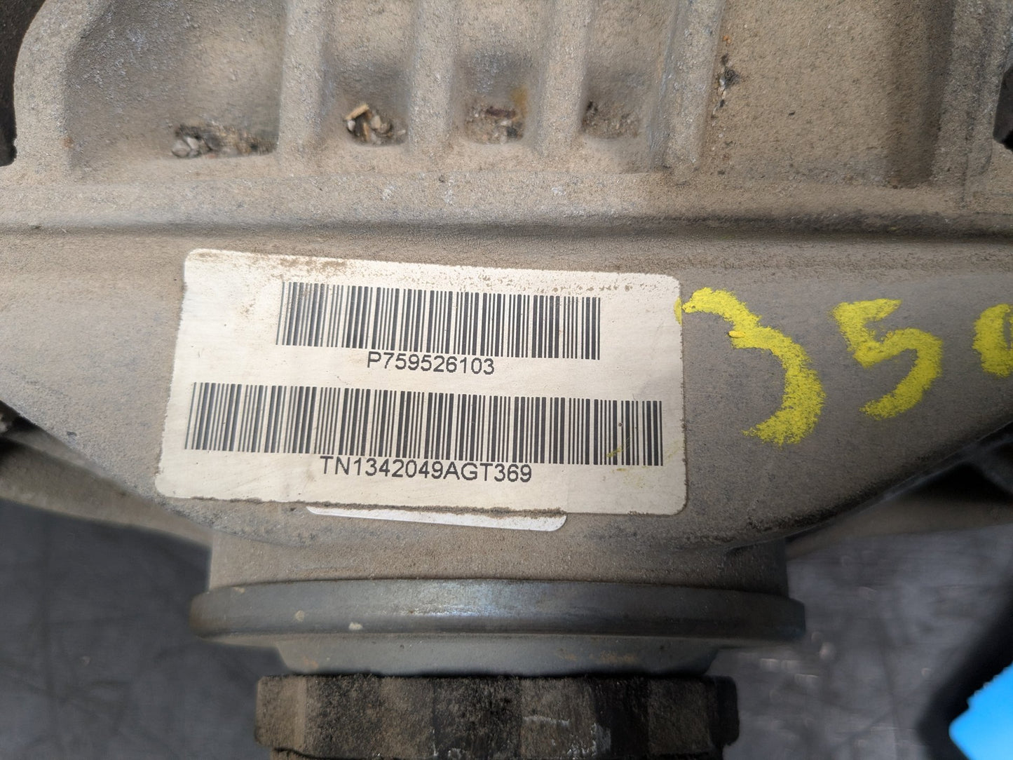 2014 BMW X5 Rear Axle Carrier Differential 122516k 7595261