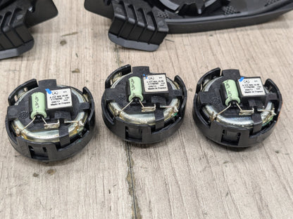 10-16 OEM Mercedes W212 E350 E400 E550 Left Right Door Tweeter Speaker Cover SET