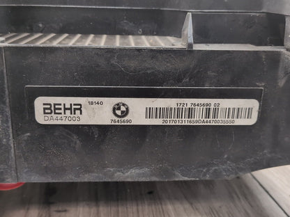 2014 - 2018 BMW X5 F85 Left Driver Secondary Auxiliary Radiator 7645690 S63B44T2