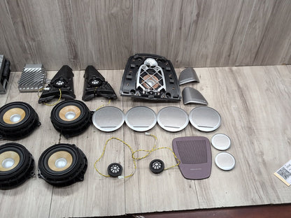 OEM BMW F15 F16 F85 X5 X6 BANG OLUFSEN Amplifier Speaker Tweeter Subwoofer SET