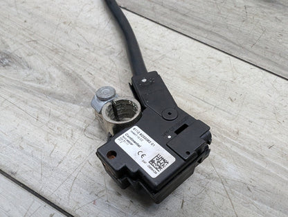 OEM BMW F02 F06 F10 F12 F13 F25 Negative Battery Cable Terminal IBS Sensor Black