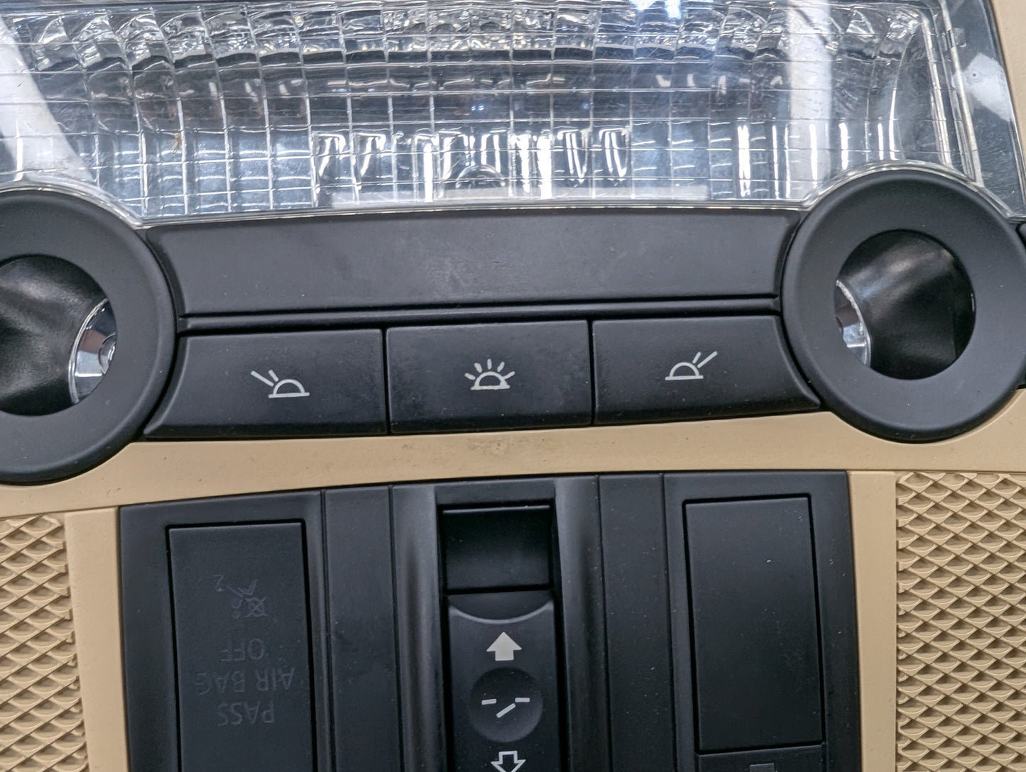 2007 - 2013 BMW X5 E70 Headliner Overhead Dome Light Switch Module 9201867 N62B48B