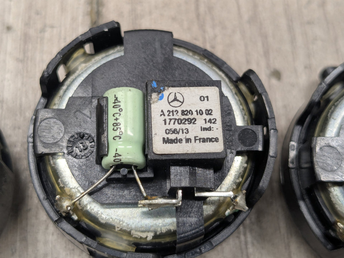 10-16 OEM Mercedes W212 E350 E400 E550 Left Right Door Tweeter Speaker Cover SET