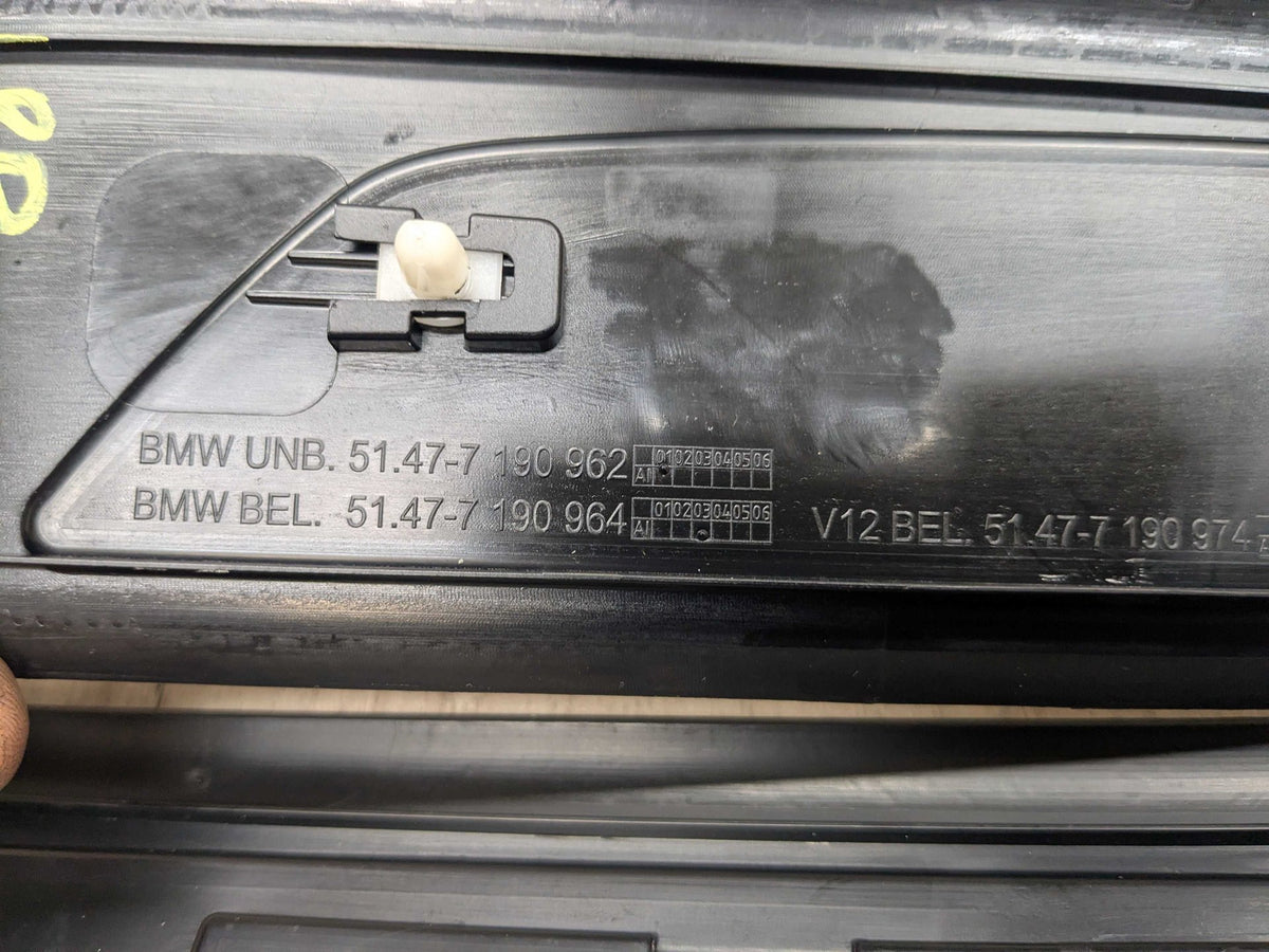 *OEM BMW F02 740 750 760 ALPINA B7 Front Rear Left Right Illuminated Door Sills