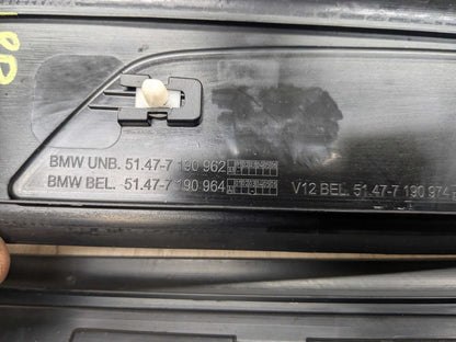 *OEM BMW F02 740 750 760 ALPINA B7 Front Rear Left Right Illuminated Door Sills