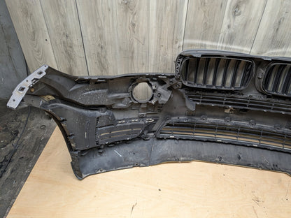 14-18 OEM BMW F15 X5 BASE Front Bumper Cover w/ Upper Grilles Gray A52 SPACEGRAU METALLIC (A52)