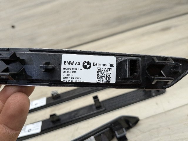 2020 BMW X5 G05 Front Rear Left Right Scuff Plate Door Sill SET 8070439 Individual OEM