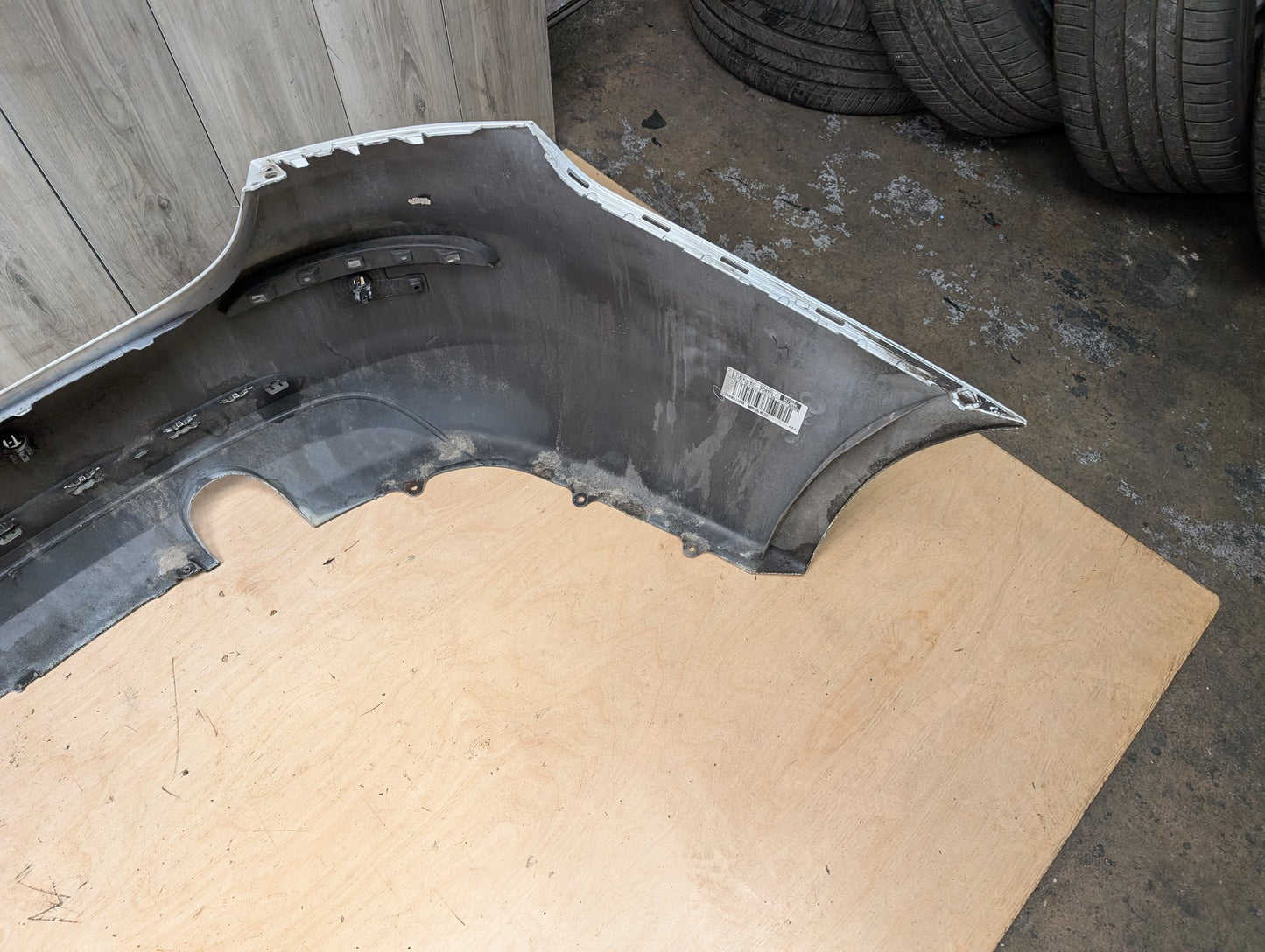 *16-20 OEM BMW F34 340 GT Rear Bumper Cover Panel White A96 MINERALWEISS METALLIC (A96)
