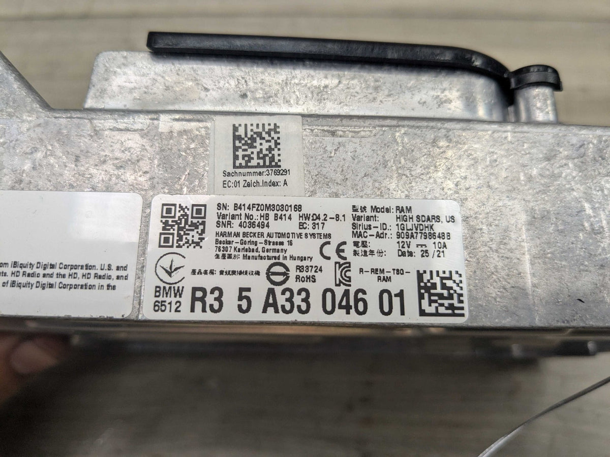 OEM BMW G80 G82 G83 M3 M4 Radio Audio Amplifier Control Module HIGH SDARS