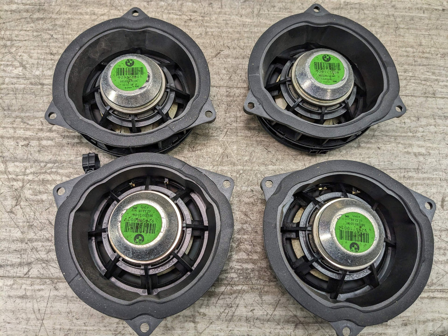 OEM BMW F15 F16 F85 X5 X6 M Audio Sound Speakers Tweeters Bang & Olufsen SET