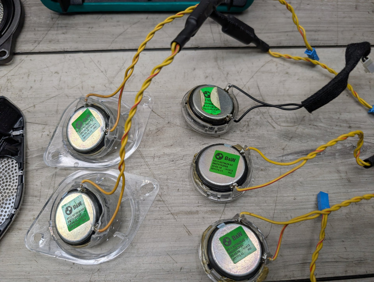 BMW G30 M5 F90 M550 540 530 Bower & Wilkins Speaker Subwoofers Tweeters SET