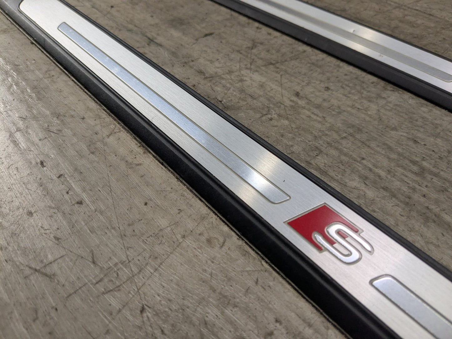 2018-2024 Audi S5 B9 Rear Left Right Scuff Plate Door Sill SET 8W6947417A S Line