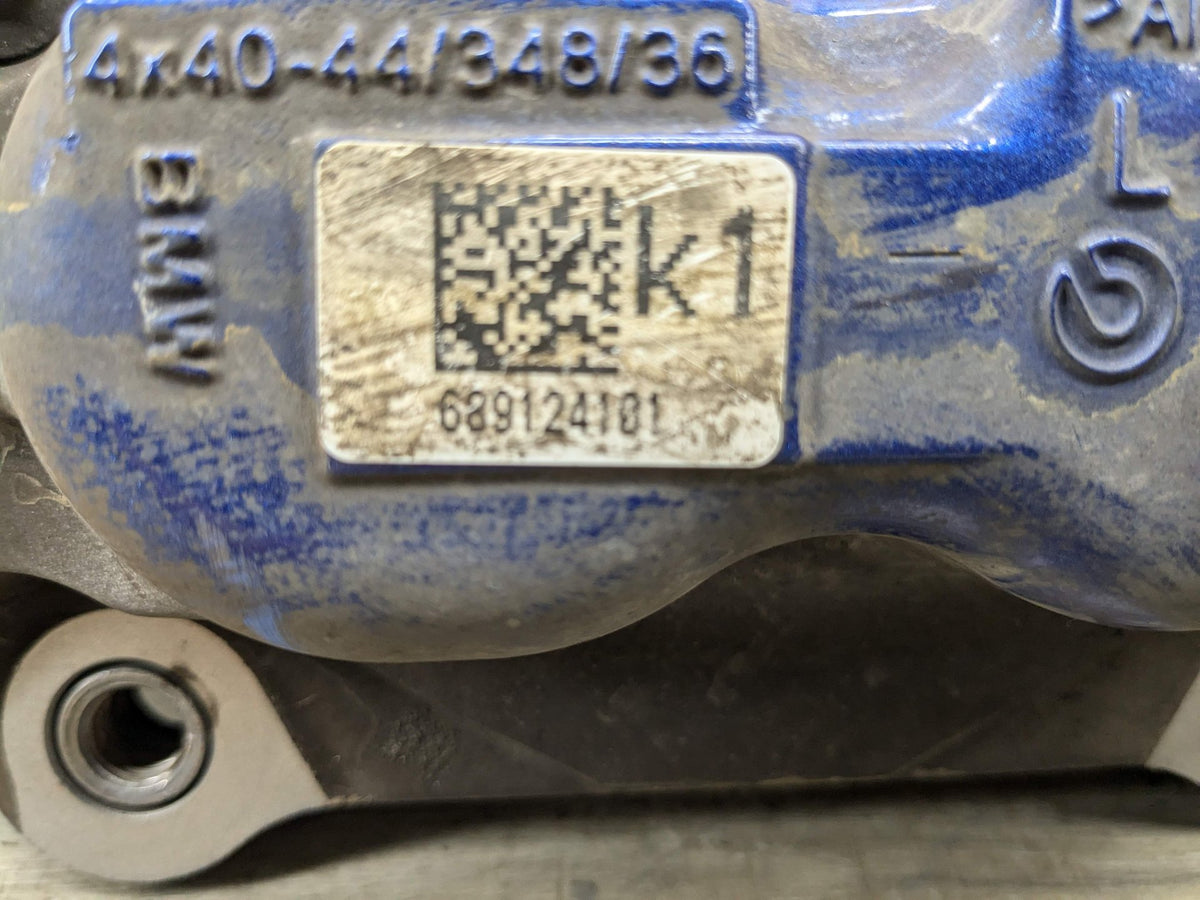 2019 BMW X3 G01 Front Left Brake Caliper 6891241 OEM M40 G20 M340 Brembo Blue