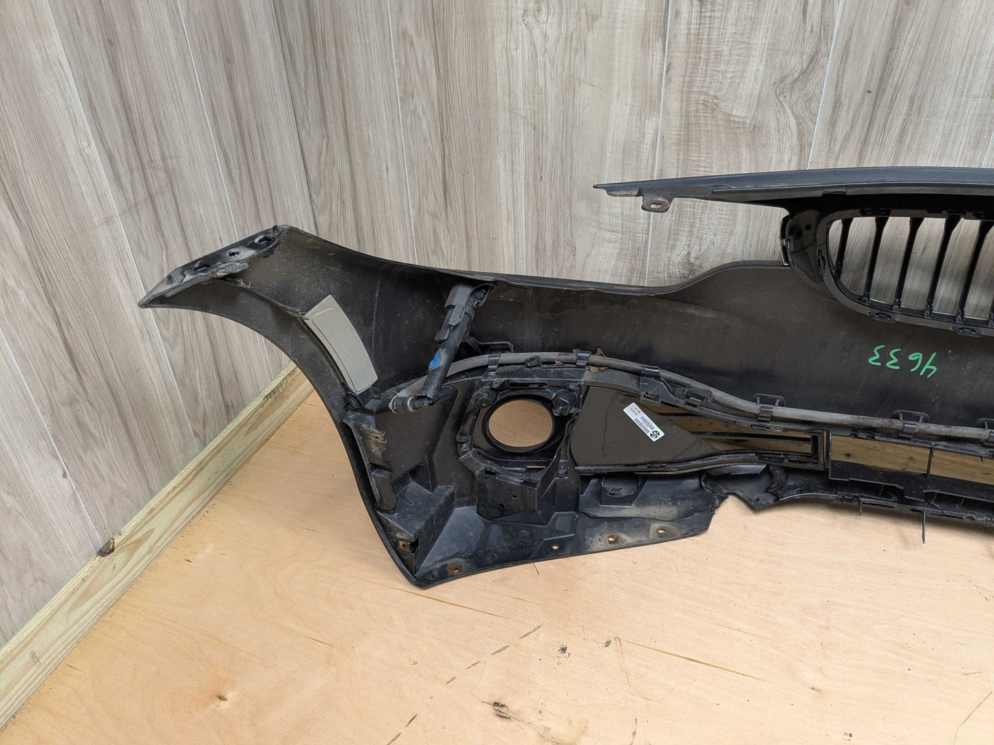 NOTE* OEM BMW F32 F33 F36 428 430 435 440 Front Bumper Cover w Grilles Black 475 BLACK SAPPHIRE METALLIC (475)