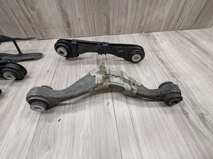 2018 BMW M550i G30 Rear Left Driver Control Arms SET 6861125 OEM BMW G11 G12 G14 G15 G16 G30 Rear Left Driver Upper Lower Control Arm SET
