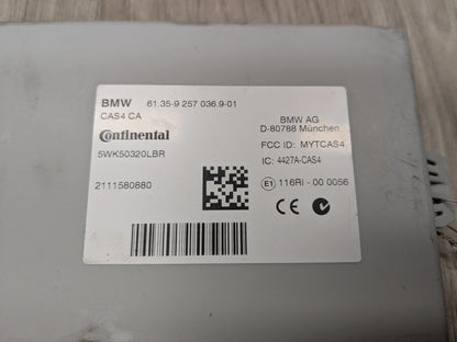 2012 BMW 750 F02 CAS Comfort Car Access System Module 9257036 OEM BMW F01 F02 F07 F10 F25 F26 CAS4 Comfort Access Control Unit Module OEM