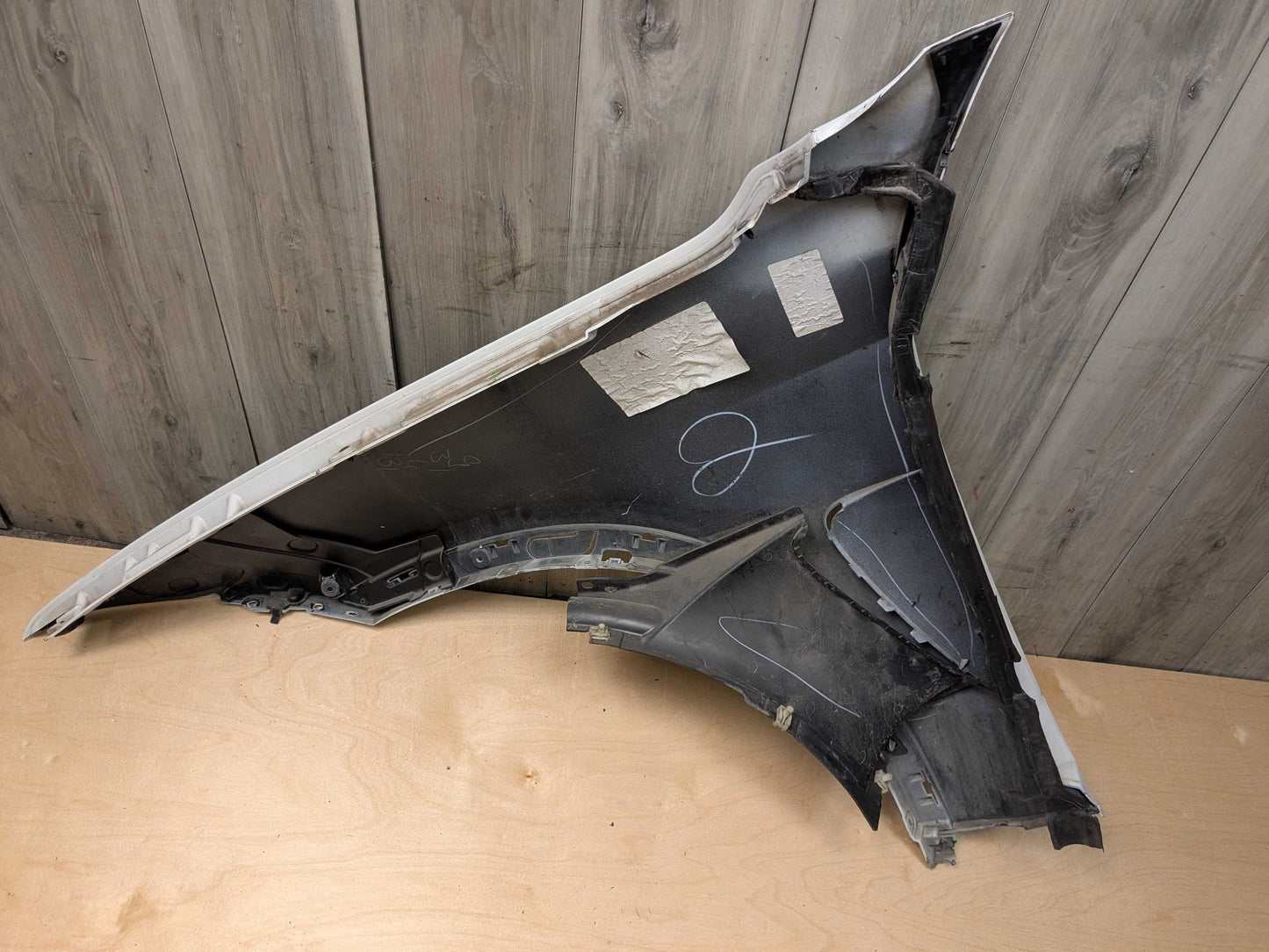 *NOTE* 14-18 OEM BMW F15 X5 Front Right Passenger Side Fender Panel White 300 White ALPINWEISS III (300)