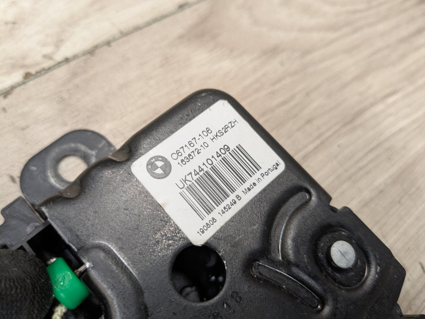 2020 BMW 740i G12 Liftgate Trunk Lid Liftgate Lock Latch Actuators SET 7441014 OEM BMW F90 F97 G01 G12 G22 G30 X3 M5 Trunk Lid Actuator Latch Lock System SET