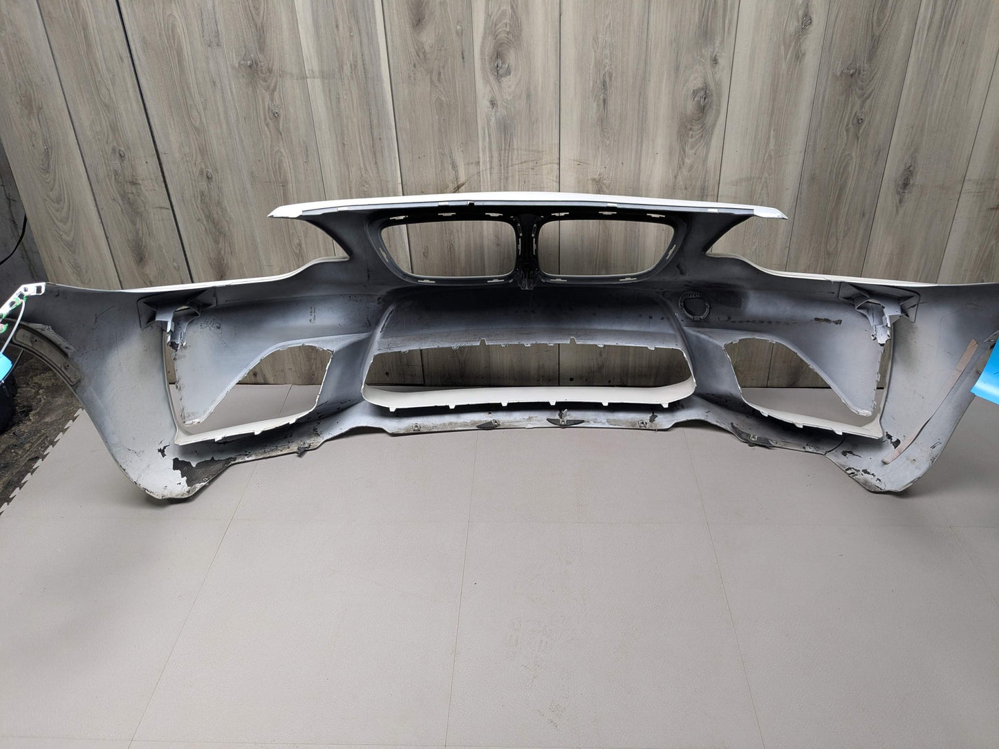NOTE* 15-20 OEM BMW F87 M2 Front Bumper Cover Trim w/O PDC Holes White 300 White ALPINWEISS III (300)