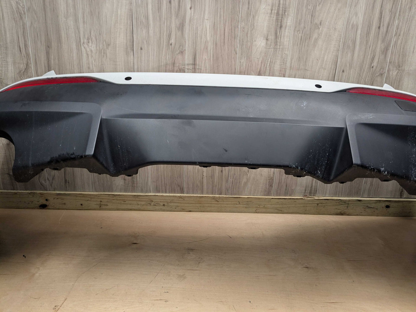 22-24 OEM BMW G42 230i 230iX B48 Rear Bumper Cover Panel w/ Diffuser White 300 ALPINWEISS III (300)