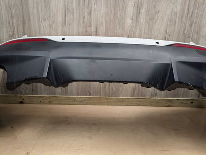 22-24 OEM BMW G42 230i 230iX B48 Rear Bumper Cover Panel w/ Diffuser White 300 ALPINWEISS III (300)