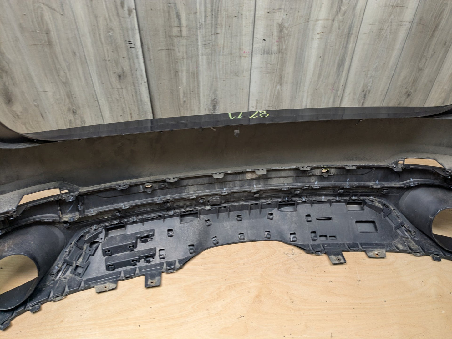 *15-19 OEM BMW F16 X6 Engine N55 Rear Bumper Cover Panel Assembly Gray A90 SOPHISTOGRAU BRILLANTEFFEKT METALLI (A90)