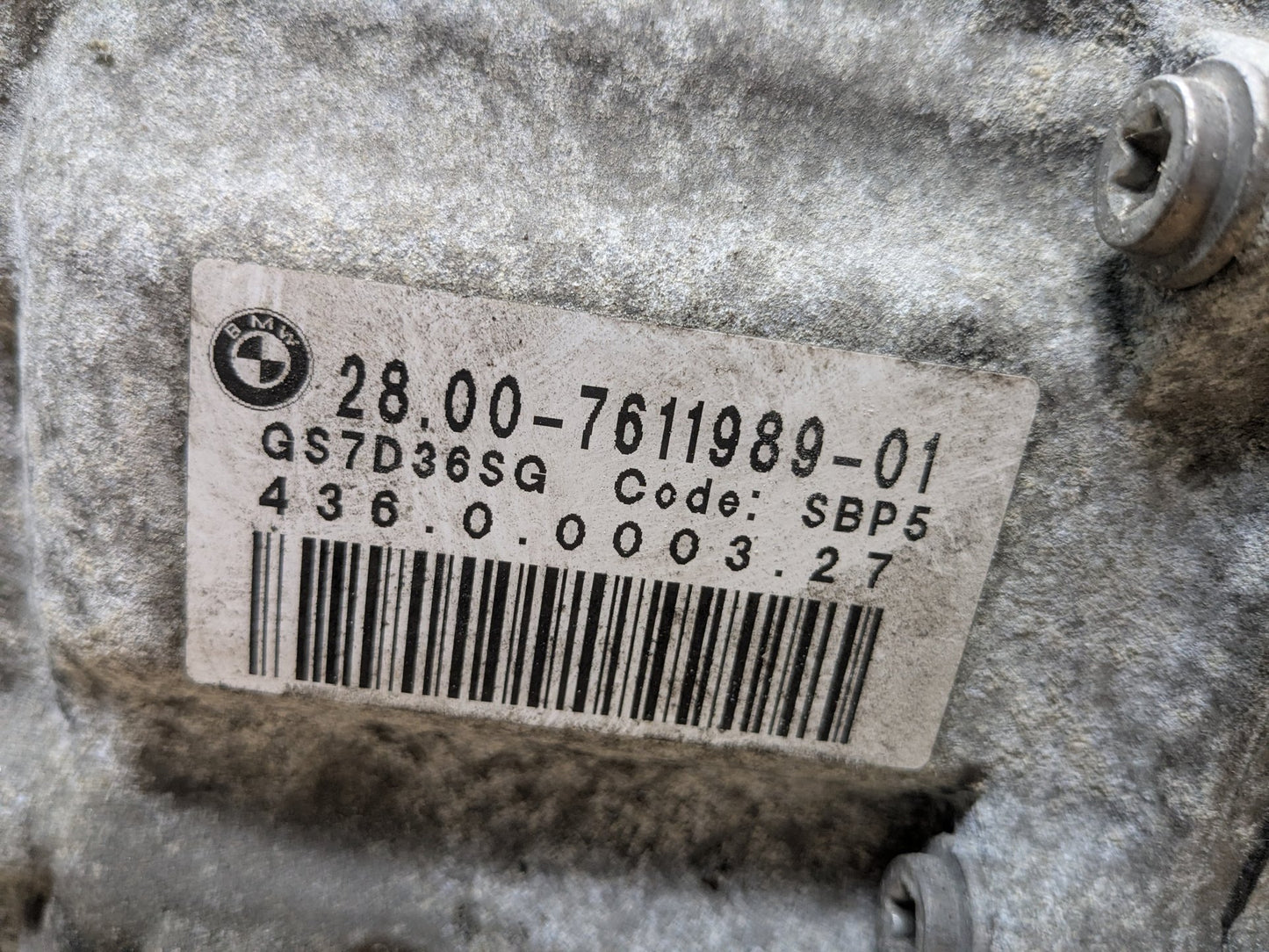 11-13 OEM BMW E82 E90 E92 E93 N54 N55 DCT Transmission Gearbox GS7D36SG 115k