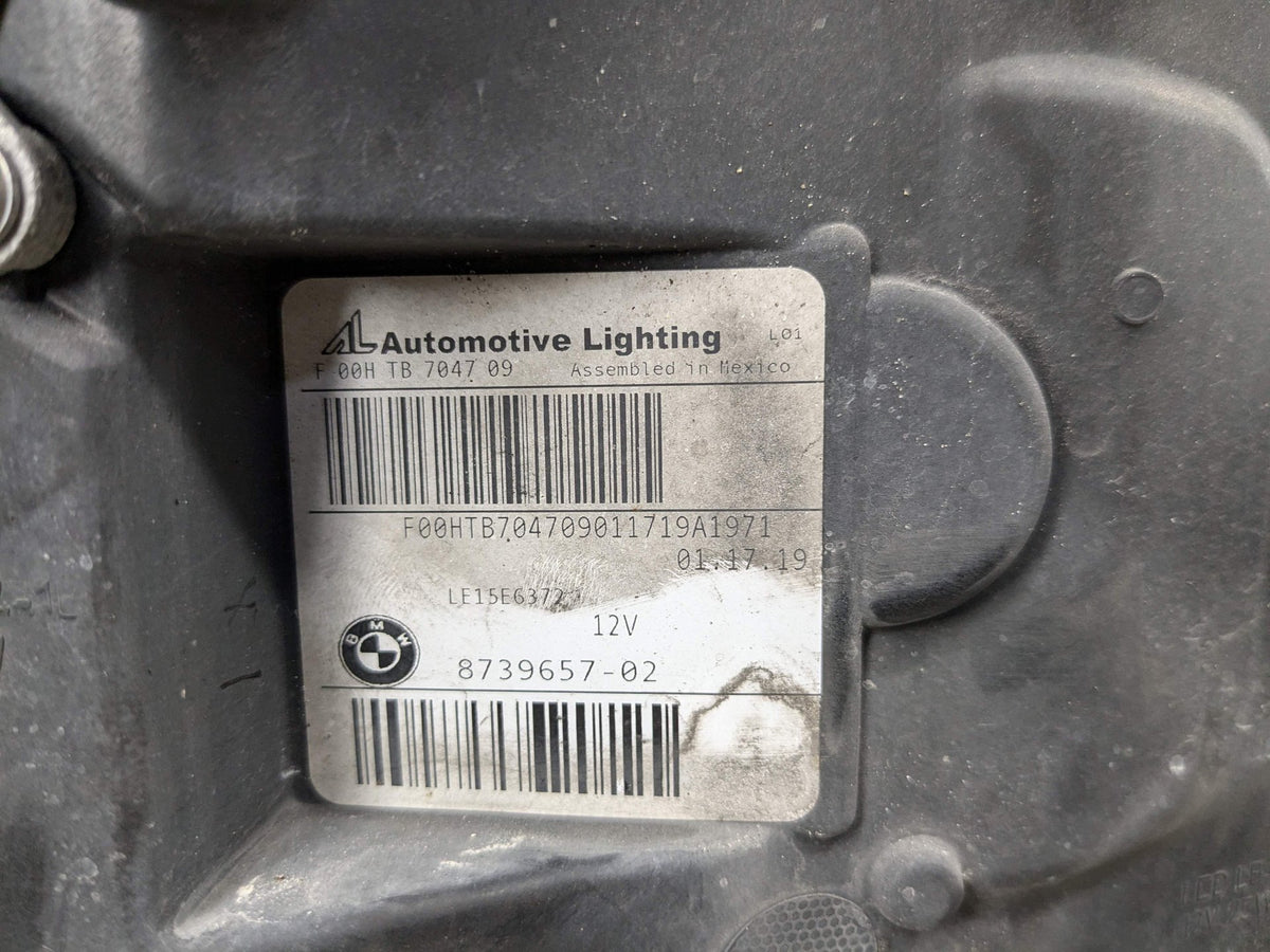 2019 BMW X3 G01 Front Left Driver Headlight w/ Modules SET 8739657 18-21 OEM BMW G01 G02 F97 F98 X3 X4 X3M Left Driver Adaptive Full LED Headlight OEM