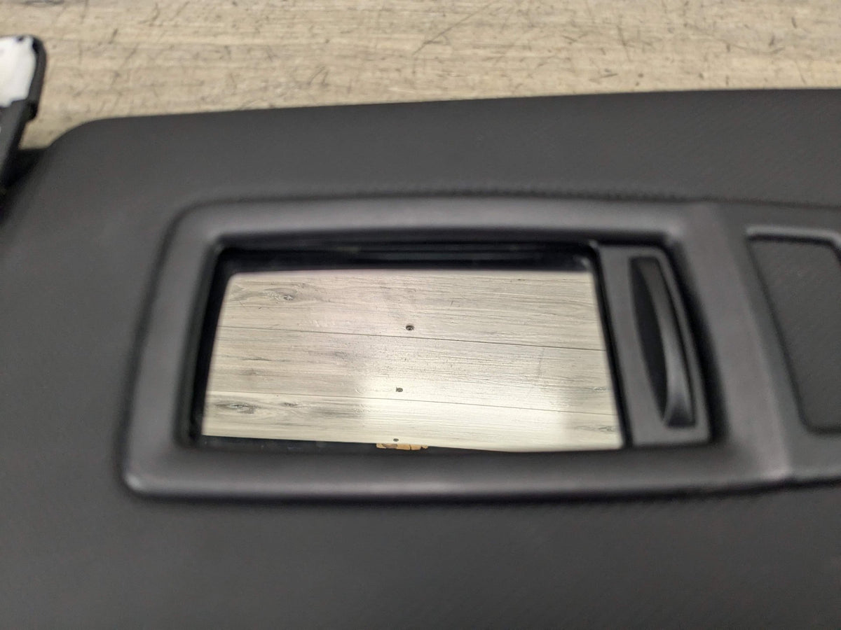 2014 BMW 328i F30 Front Left Right Sun Visor SET ENGINE COOLANT PUMP: The elec rical connec or o he engine coolan pump could become damaged. Small drops o liquid rom he posi i e crankcase en ila ion (PCV) sys em could drip down on o he elec rical connec o