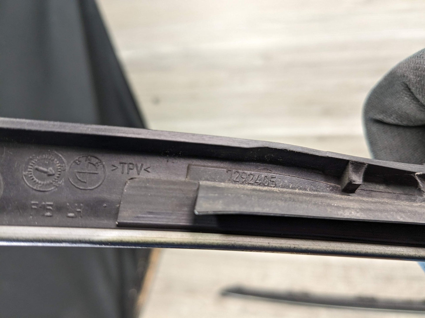 2016 BMW X5 F85 Front Left Right Side Windshield Drip Trim Molding SET 7292405