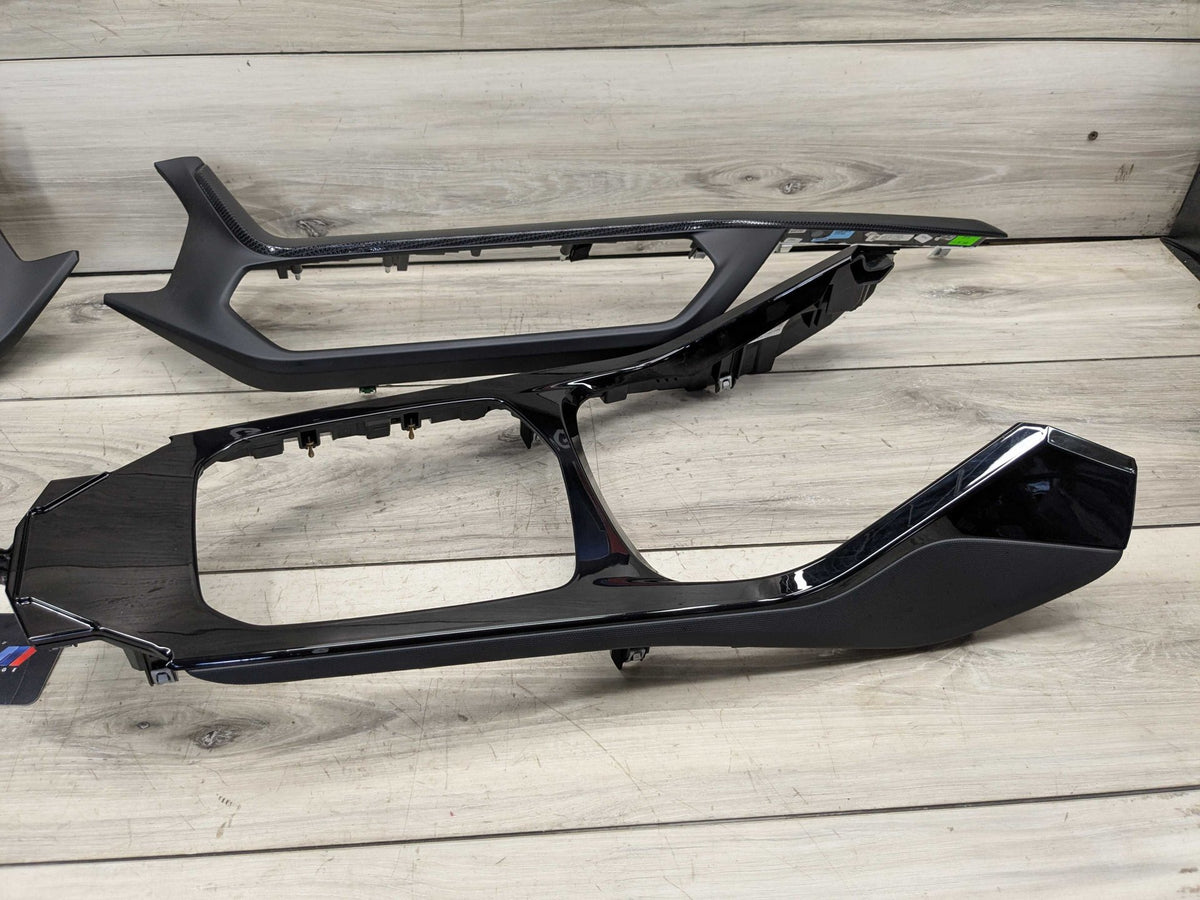 20-24 OEM BMW F44 228 M235 Center Console Dash Interior Trim SET Black