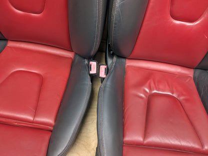 09-16 OEM Audi B8 A4 S4 Front Rear Left Right Interior Seat Door Panel BLACK RED