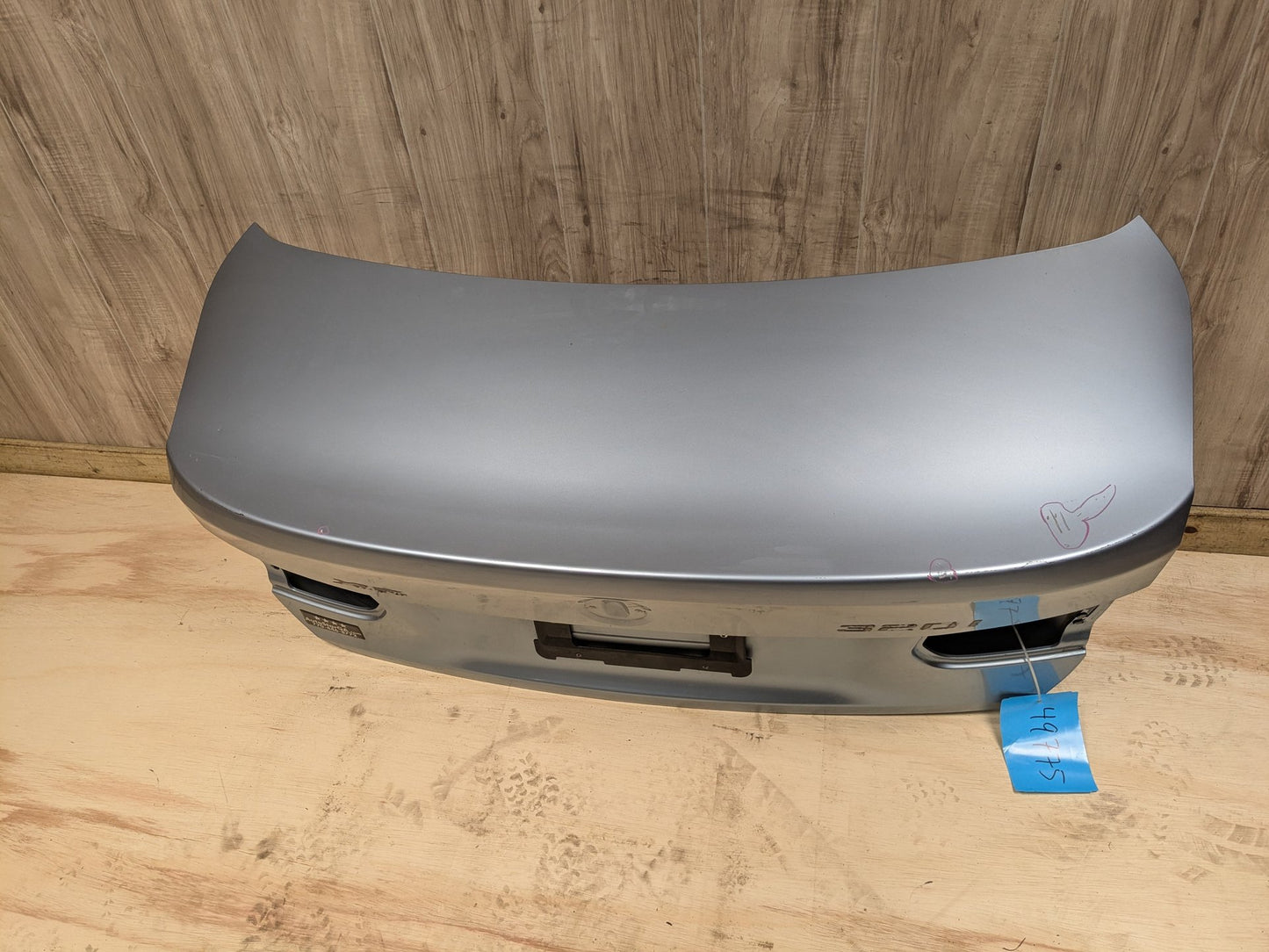 12-18 OEM BMW F30 F80 320 328 335 340 M3 Rear Trunk Lid Panel Deck Shell Blue LIQUID BLUE METALLIC (B40)