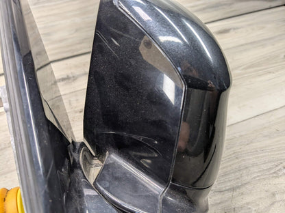 14-18 OEM BMW F15 X5 Left Driver Side Mirror Auto Dip SHADOW GLOSS Assembly