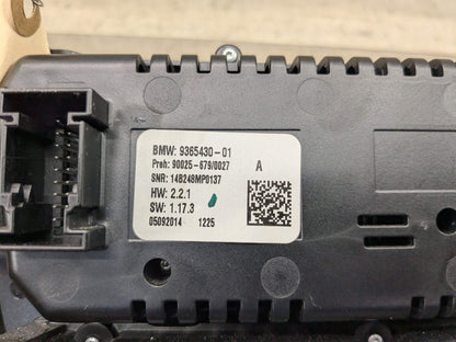 14-18 OEM BMW F15 F85 X5 F16 F86 X6 AC Heater Control Panel Radio Media Switch