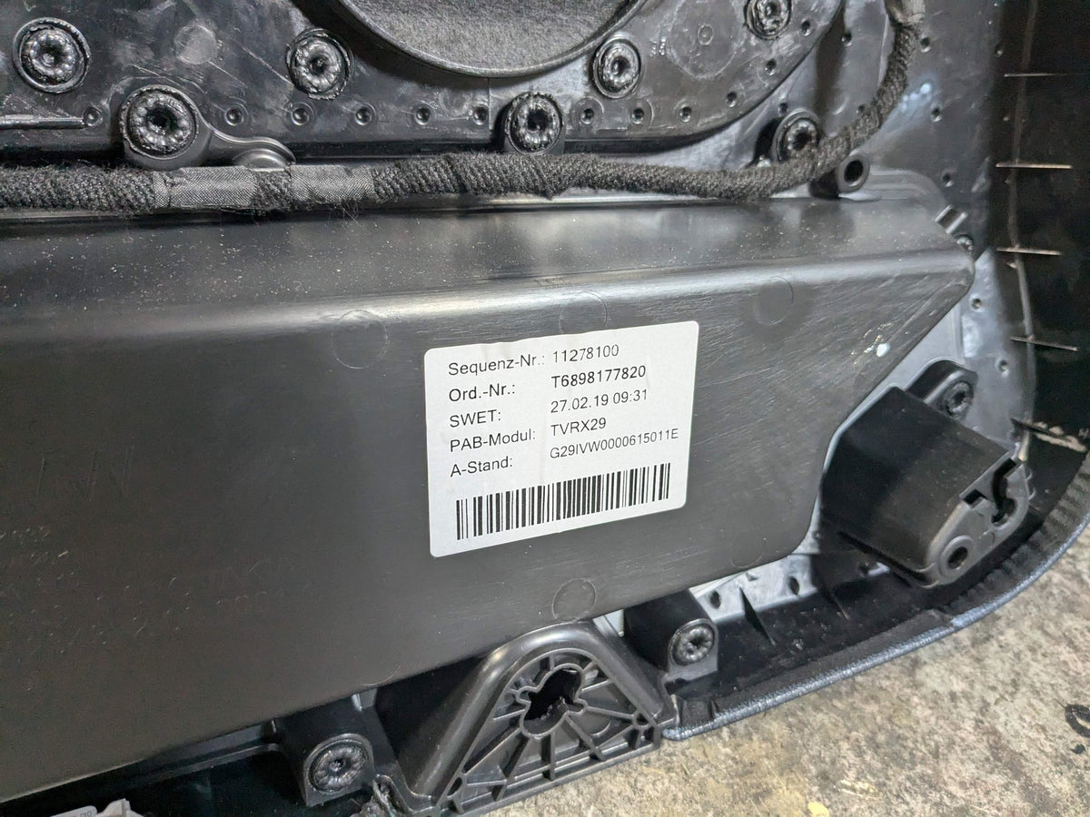 2020 BMW Z4 G29- Front Right Passenger Interior Door Panel Card