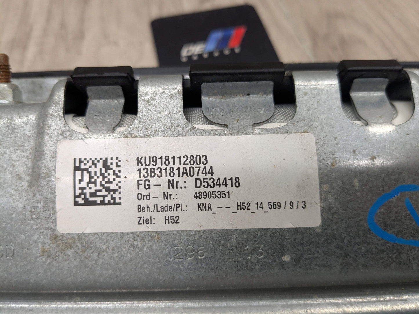 11-18 OEM BMW F06 F10 F12 F13 Front Knee Lower Dash Airbag Left Driver BLACK