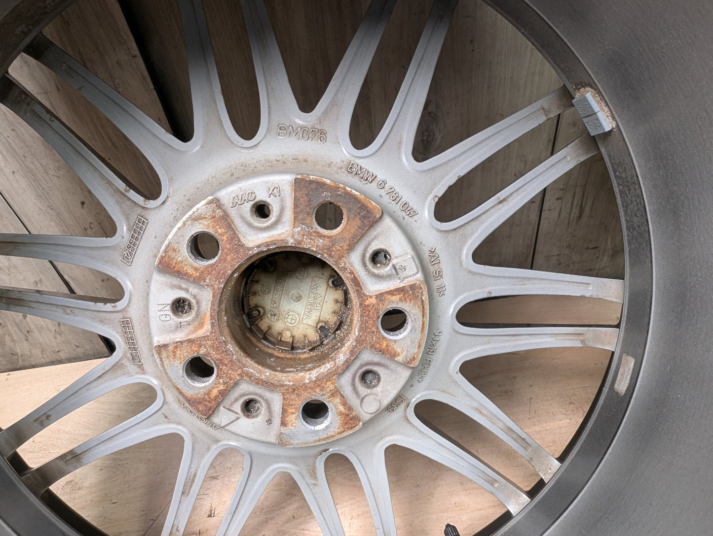 *OEM BMW E90 E91 E92 E93 Wheels Rims Front 19x8 ET37 Rear 19x9 ET39 LA Wheel Double Spoke 269 SET