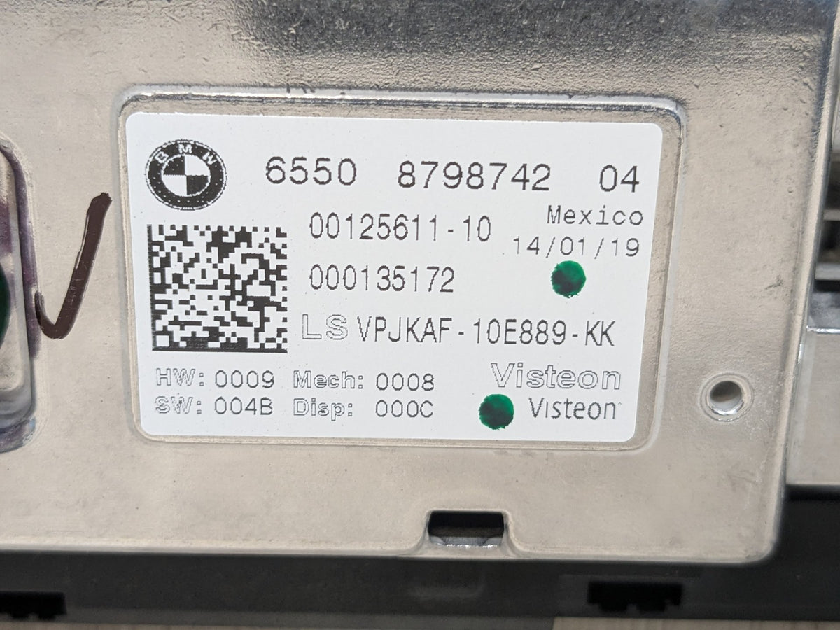 Monitor Display Screen 19-21 OEM BMW G20 330 M340 Dash Center Display NBT Navigation Screen Monitor OEM