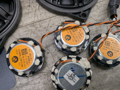 2015 BMW X3 F25 Speakers SET 9209185 11-17 OEM BMW F25 X3 Stereo Audio Speakers Tweeters Subwoofers Top HiFi SET OEM