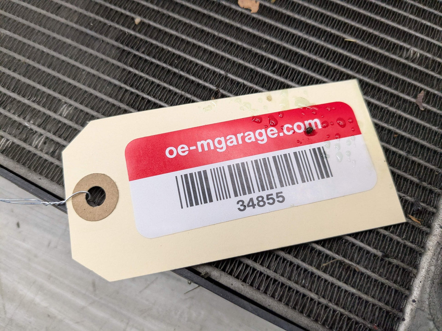 2016 BMW 750i G12 Left or Right Secondary Auxiliary radiator 8619383 16-21 OEM BMW F90 G12 G14 G30 M5 Secondary Auxiliary Coolant Remote Radiator
