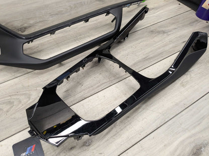 20-24 OEM BMW F44 228 M235 Center Console Dash Interior Trim SET Black