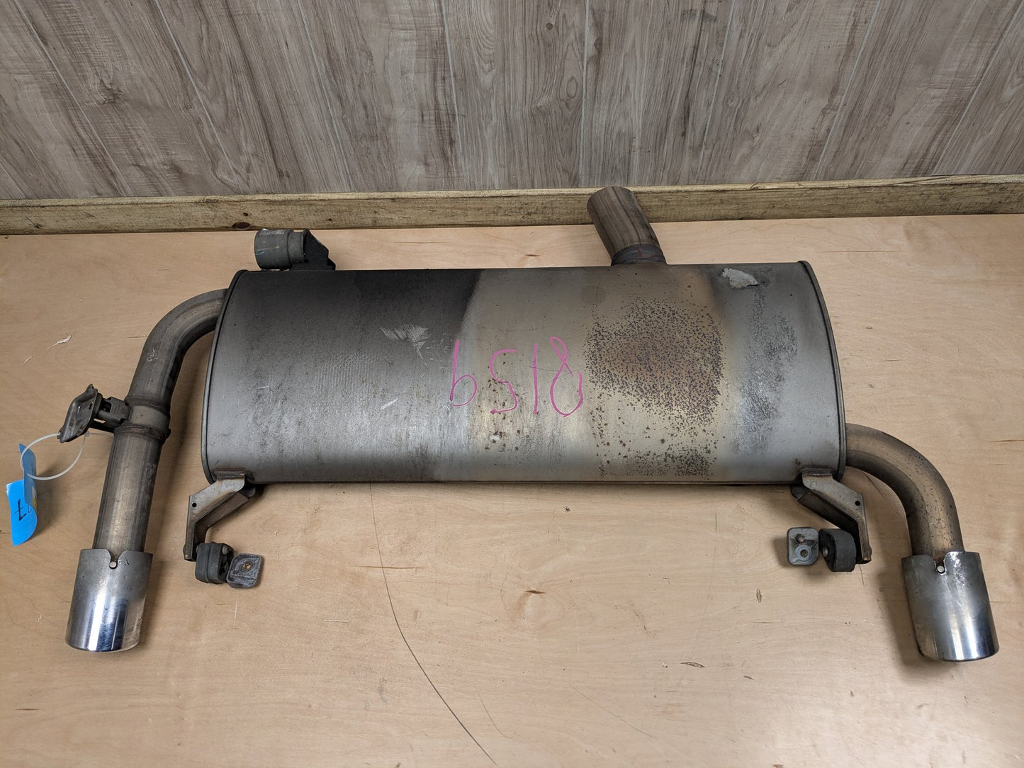18-21 OEM BMW G01 X3 30i 30iX Engine B46 Rear Muffler Exhaust System w/ Tips