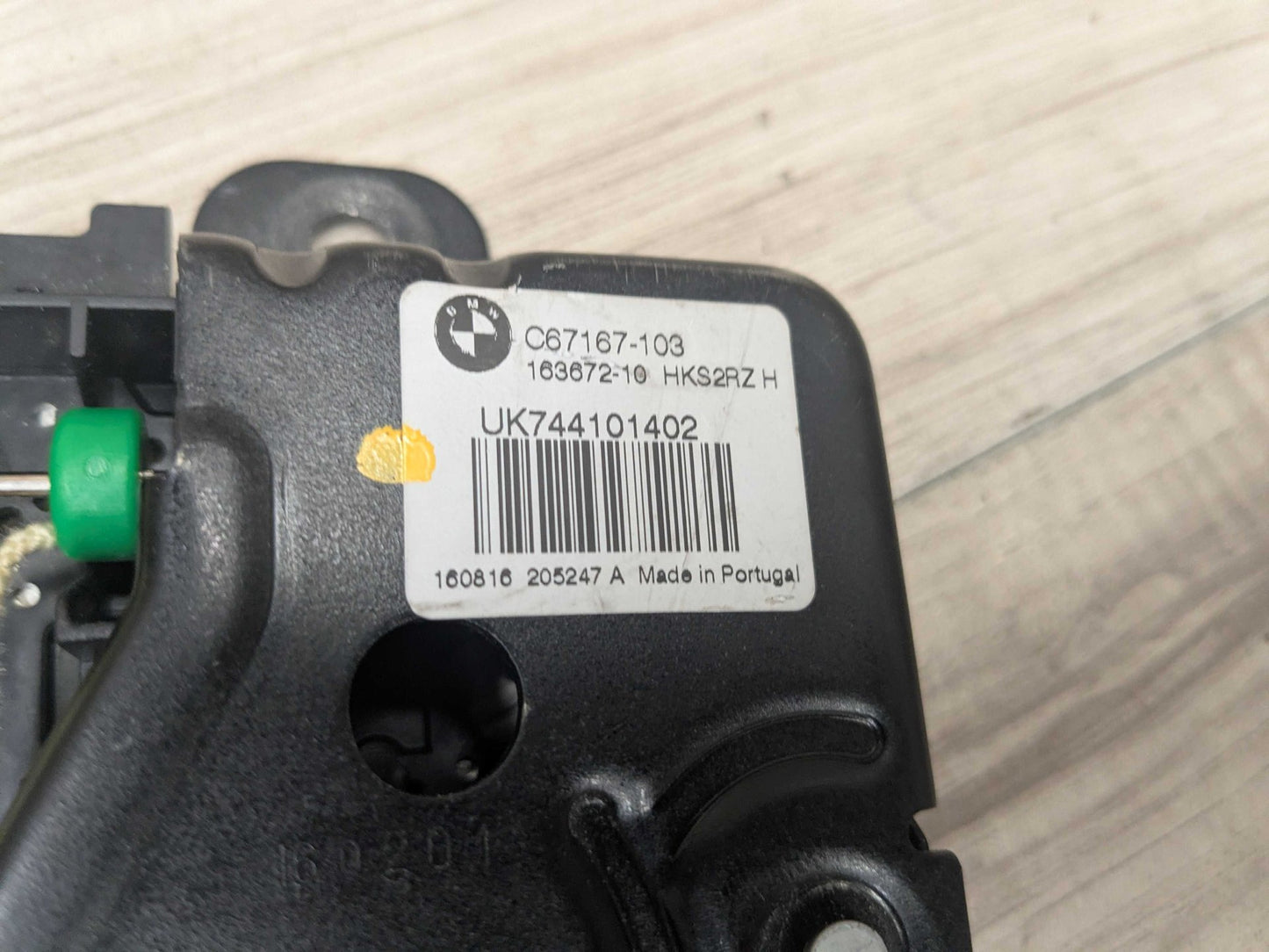 2017 BMW 750i G12 Liftgate Trunk Lid Liftgate Lock Latch Actuators SET 7441014 16-22 OEM BMW G11 G12 740 750 M760 Trunk Lid Power Lock Drive Actuator